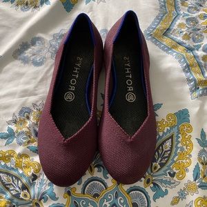 Rothys round toe purple flat